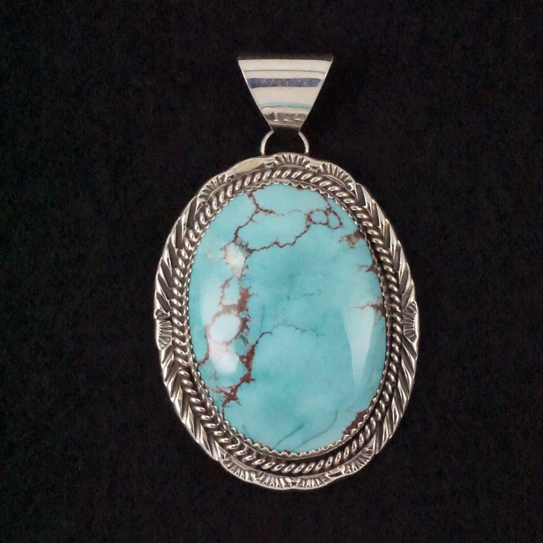 Freda Martinez Turquoise & Sterling Silver Pendant