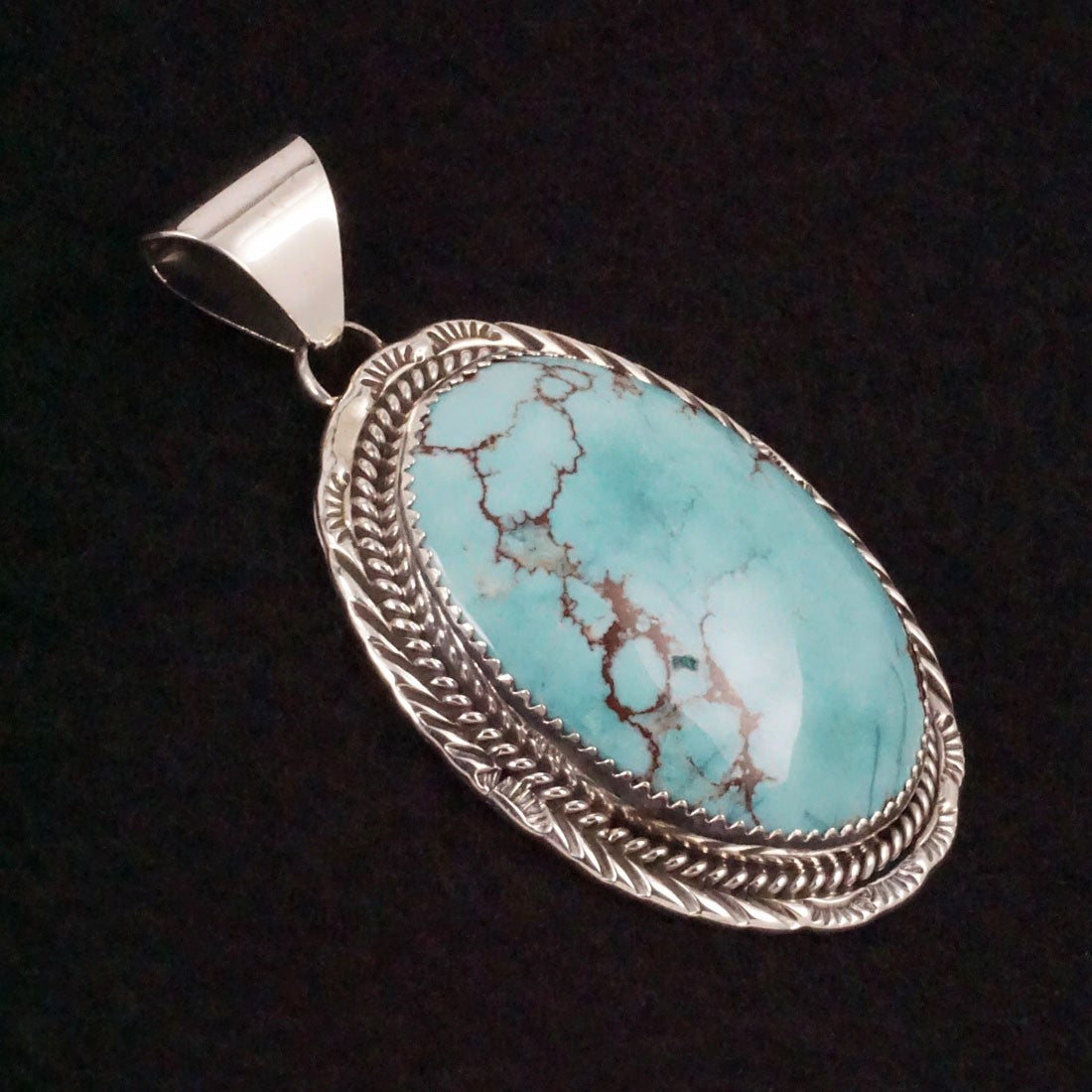 Freda Martinez Turquoise & Sterling Silver Pendant