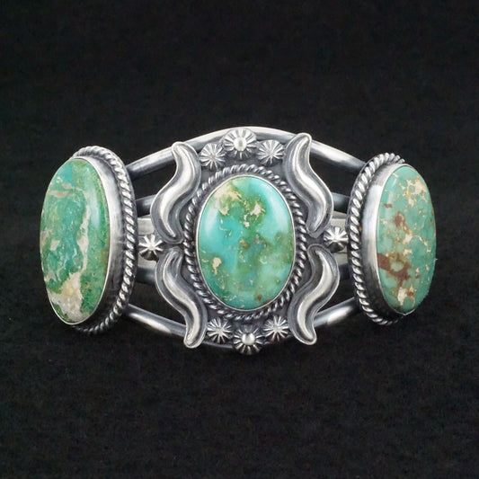 Raymond Delgarito Turquoise & Sterling Silver Bracelet