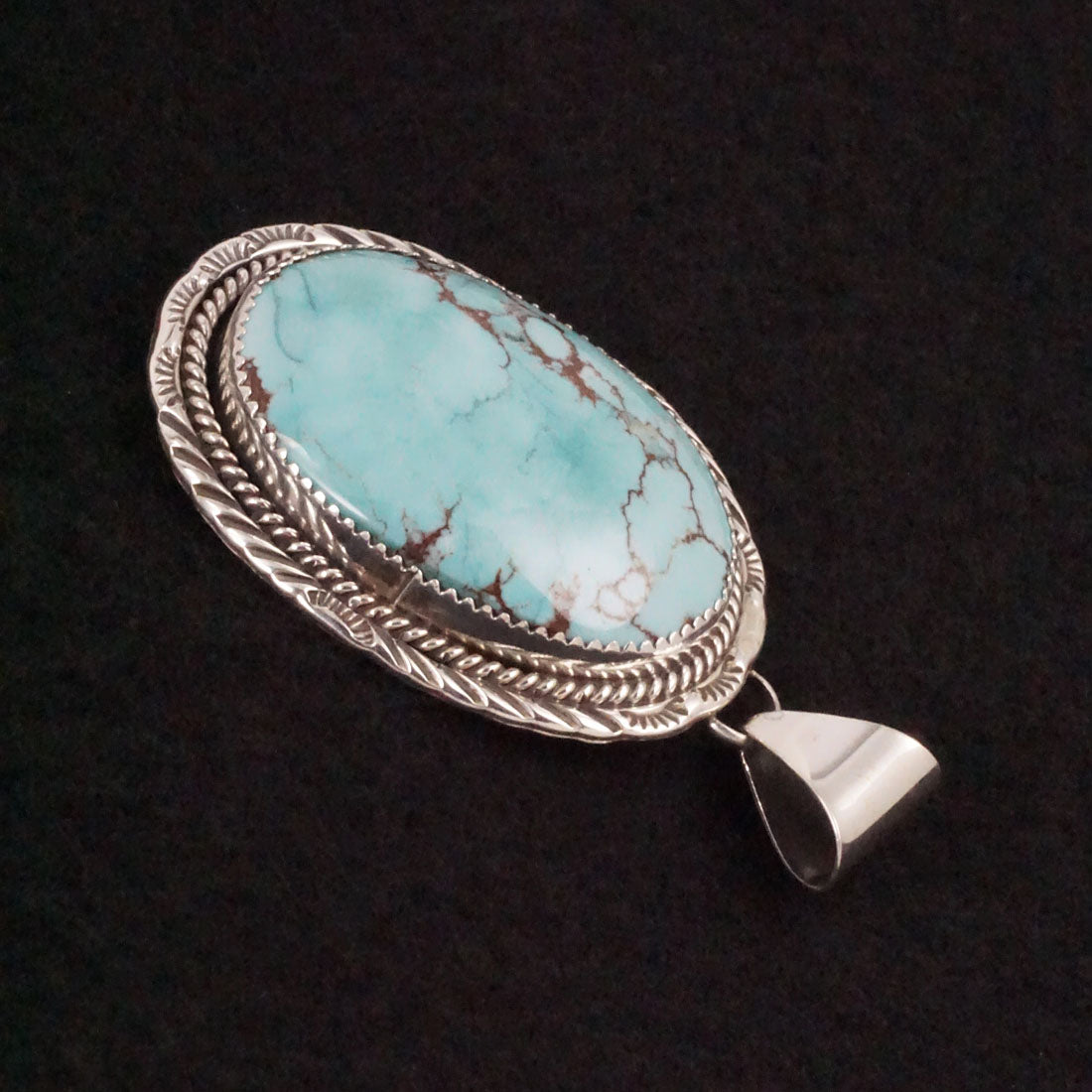 Freda Martinez Turquoise & Sterling Silver Pendant