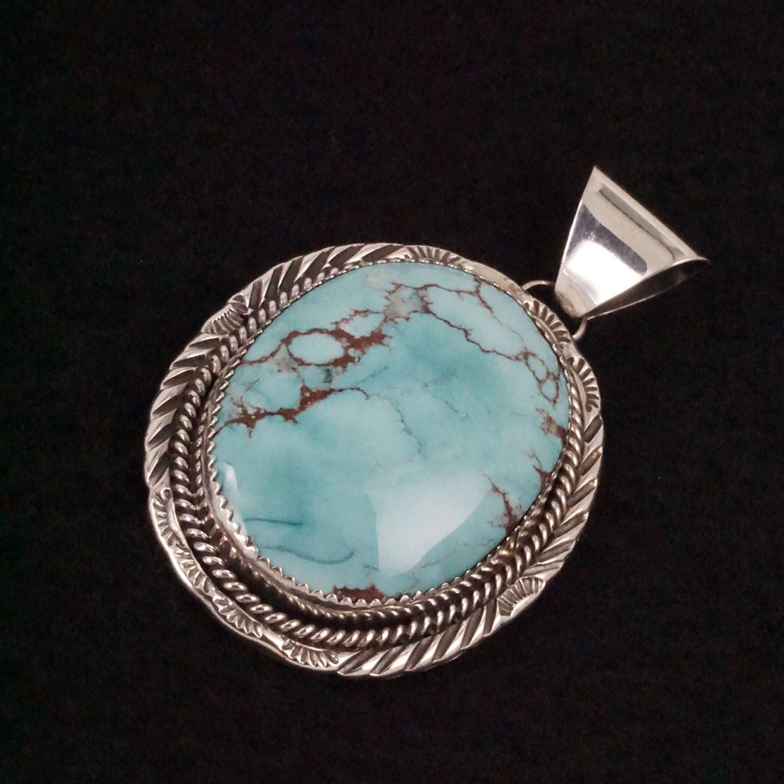 Freda Martinez Turquoise & Sterling Silver Pendant