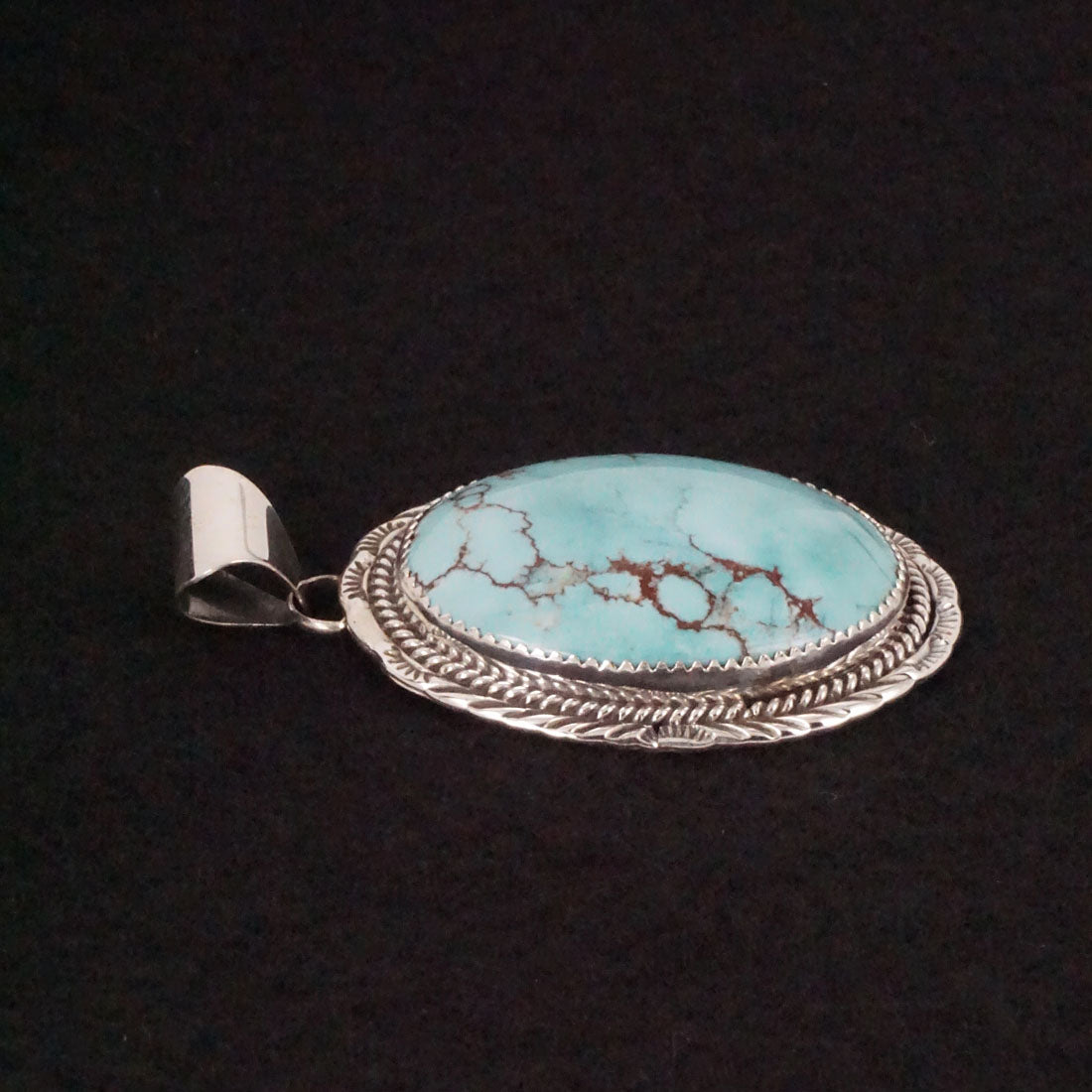 Freda Martinez Turquoise & Sterling Silver Pendant