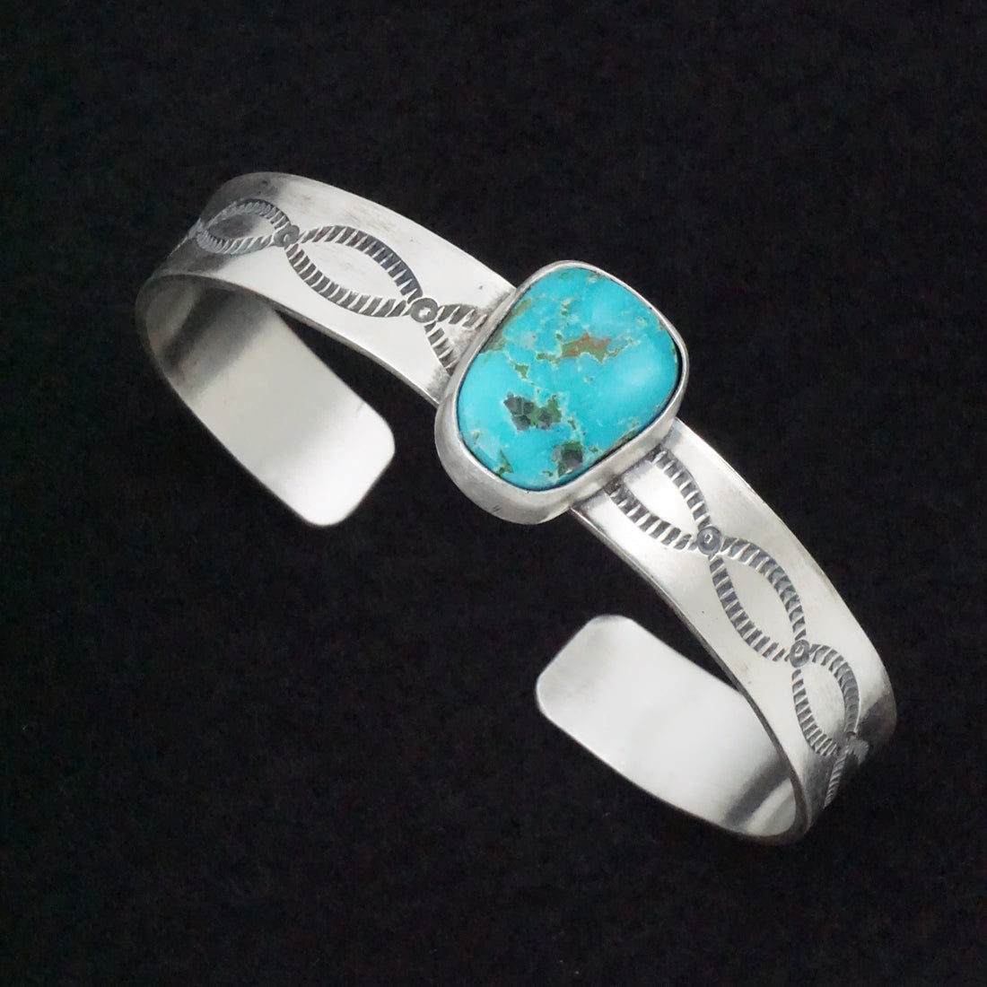 Danny Henio Turquoise & Sterling Silver Bracelet