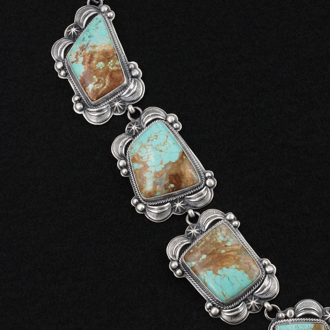 Randy Boyd Turquoise & Sterling Silver Necklace Set