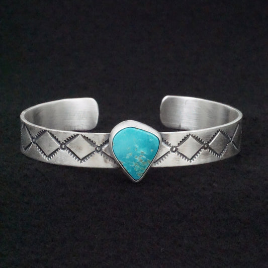 Danny Henio Turquoise & Sterling Silver Bracelet