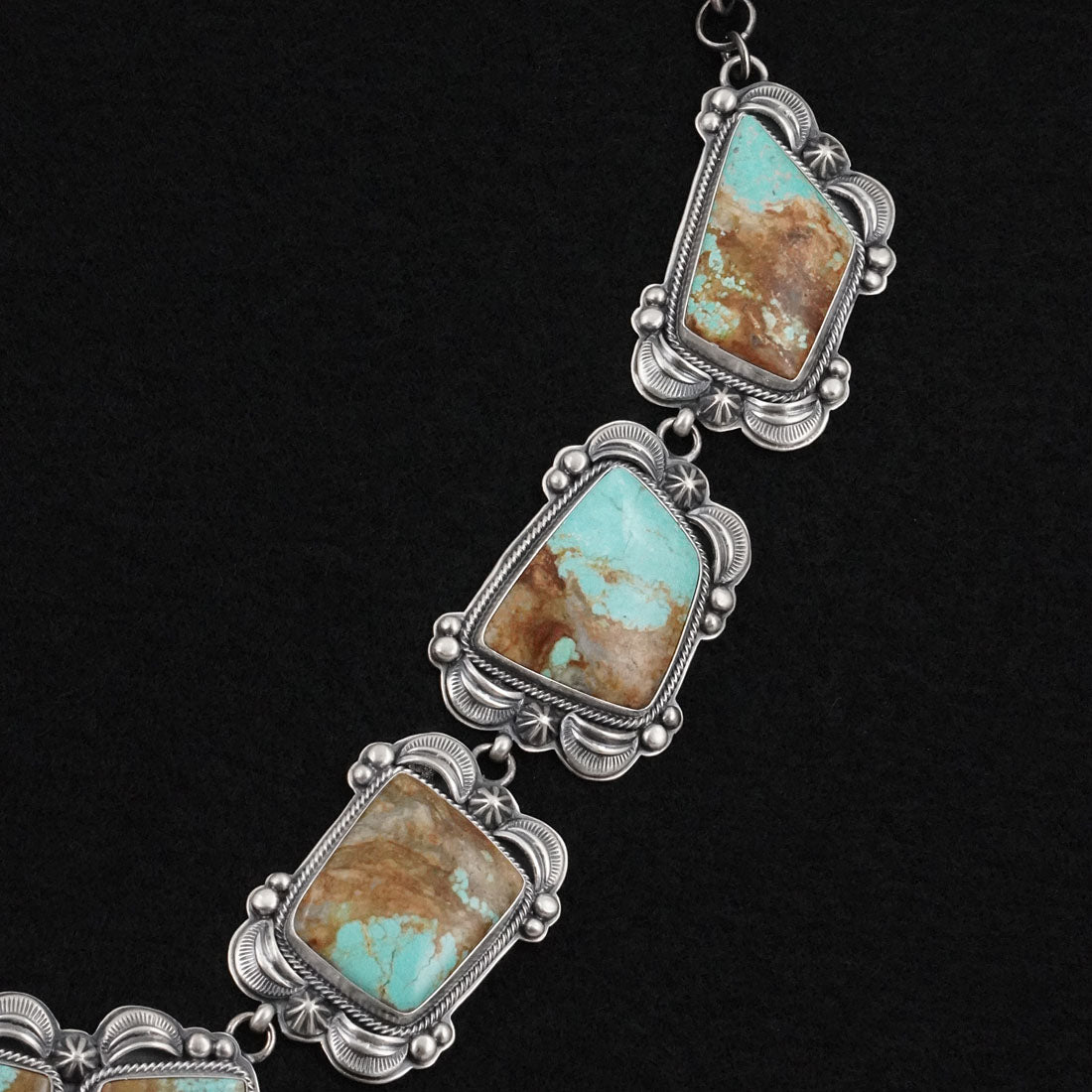 Randy Boyd Turquoise & Sterling Silver Necklace Set