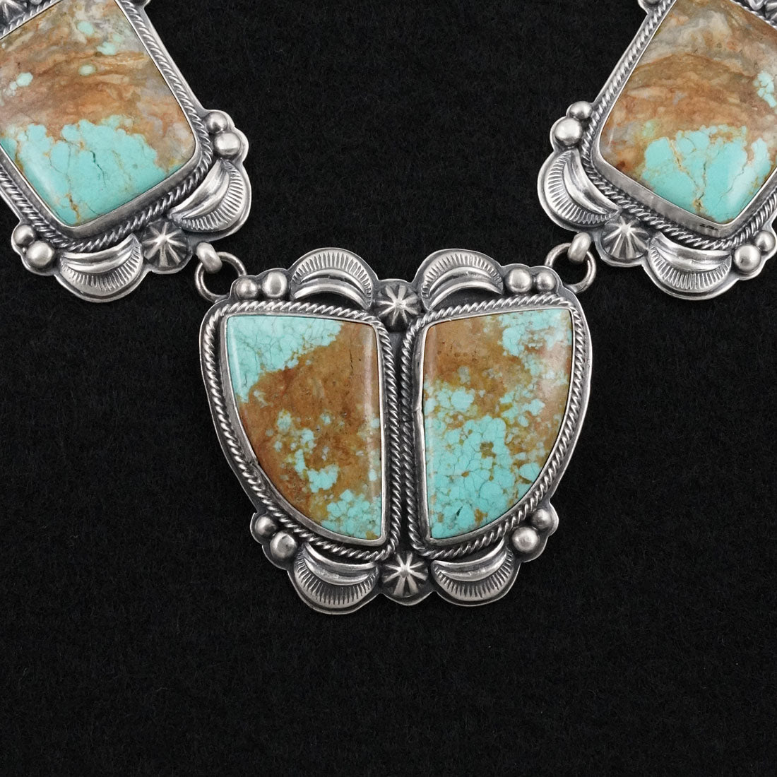Randy Boyd Turquoise & Sterling Silver Necklace Set