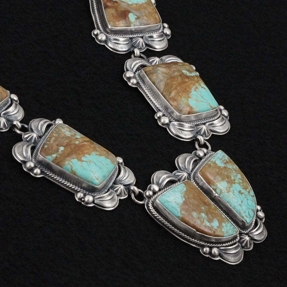 Randy Boyd Turquoise & Sterling Silver Necklace Set