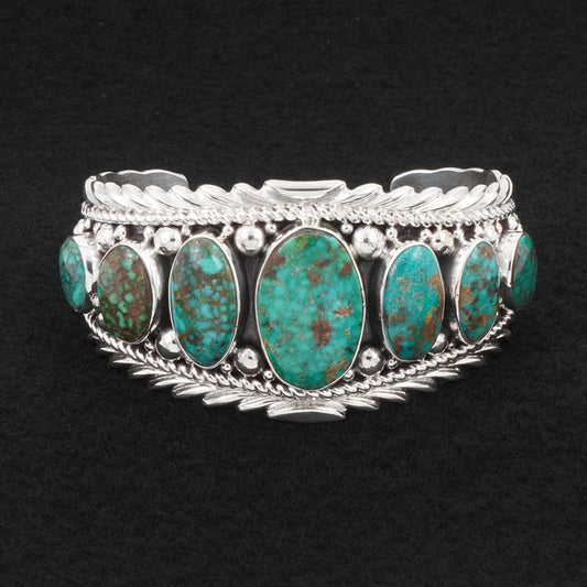 Anthony Brown Turquoise & Sterling Silver Bracelet