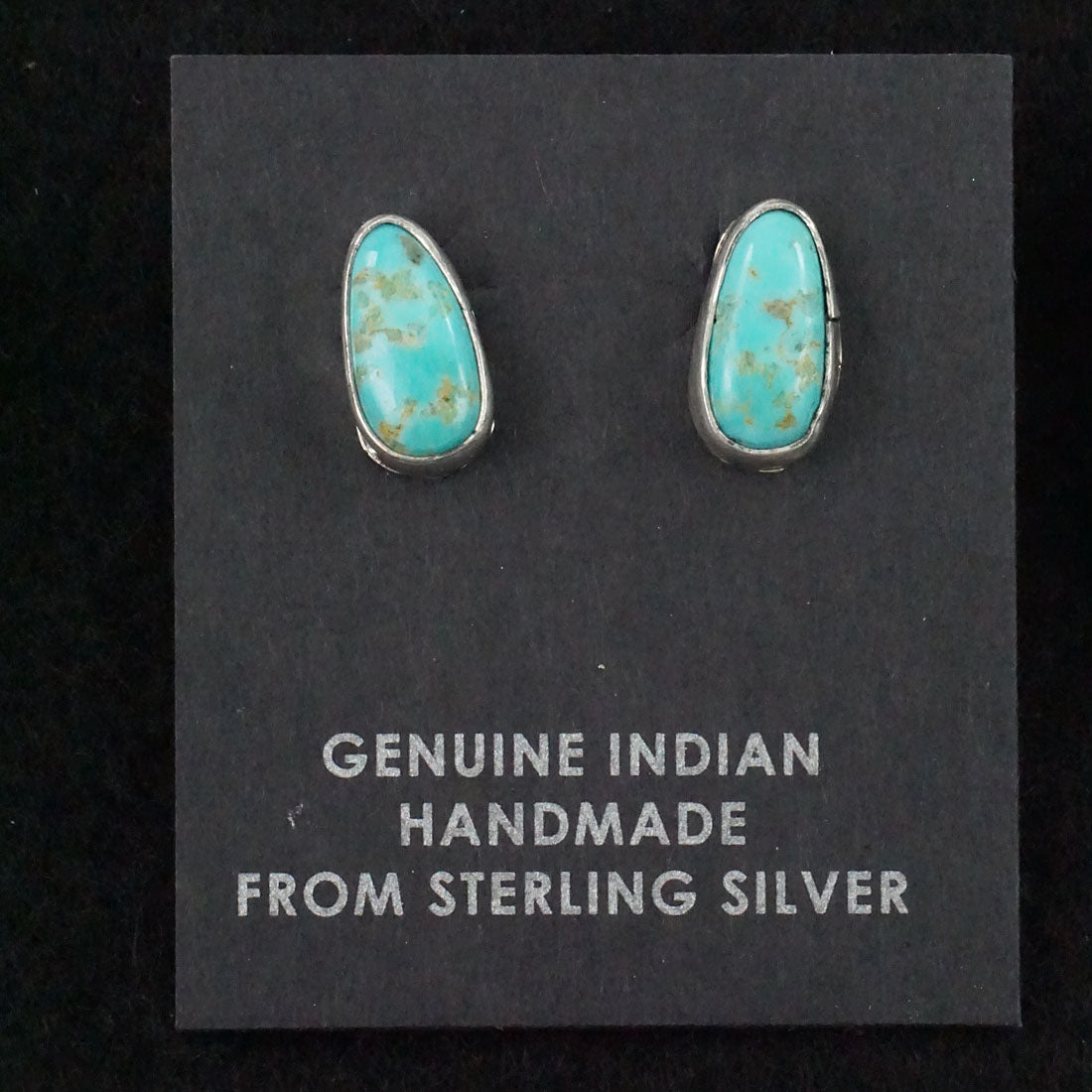 Marco Begaye Turquoise & Sterling Silver Earrings