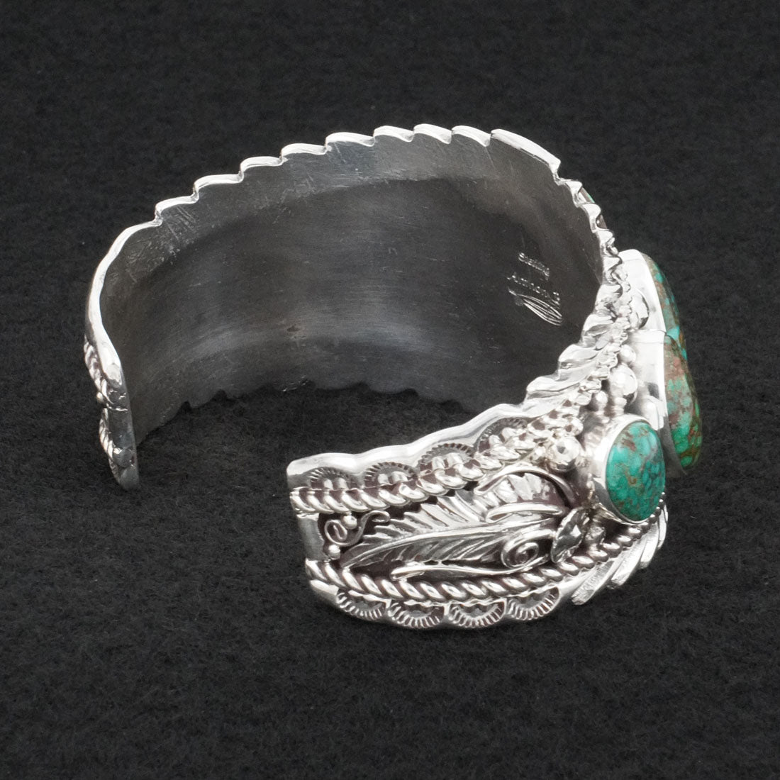 Anthony Brown Turquoise & Sterling Silver Bracelet