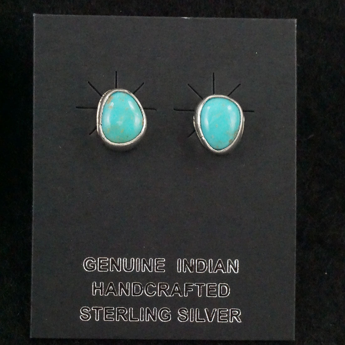 Marco Begaye Turquoise & Sterling Silver Earrings