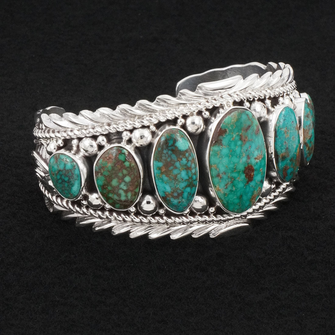 Anthony Brown Turquoise & Sterling Silver Bracelet