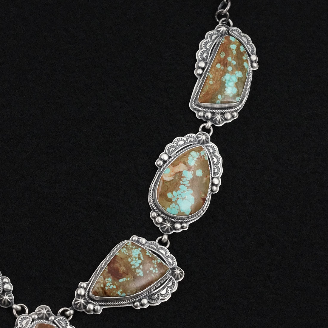 Randy Boyd Turquoise & Sterling Silver Necklace Set