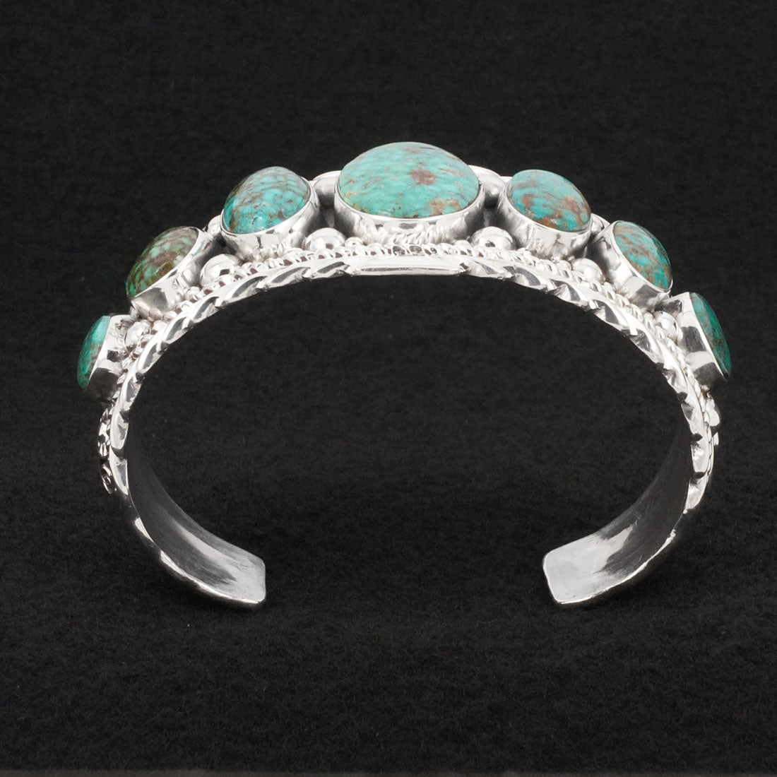 Anthony Brown Turquoise & Sterling Silver Bracelet