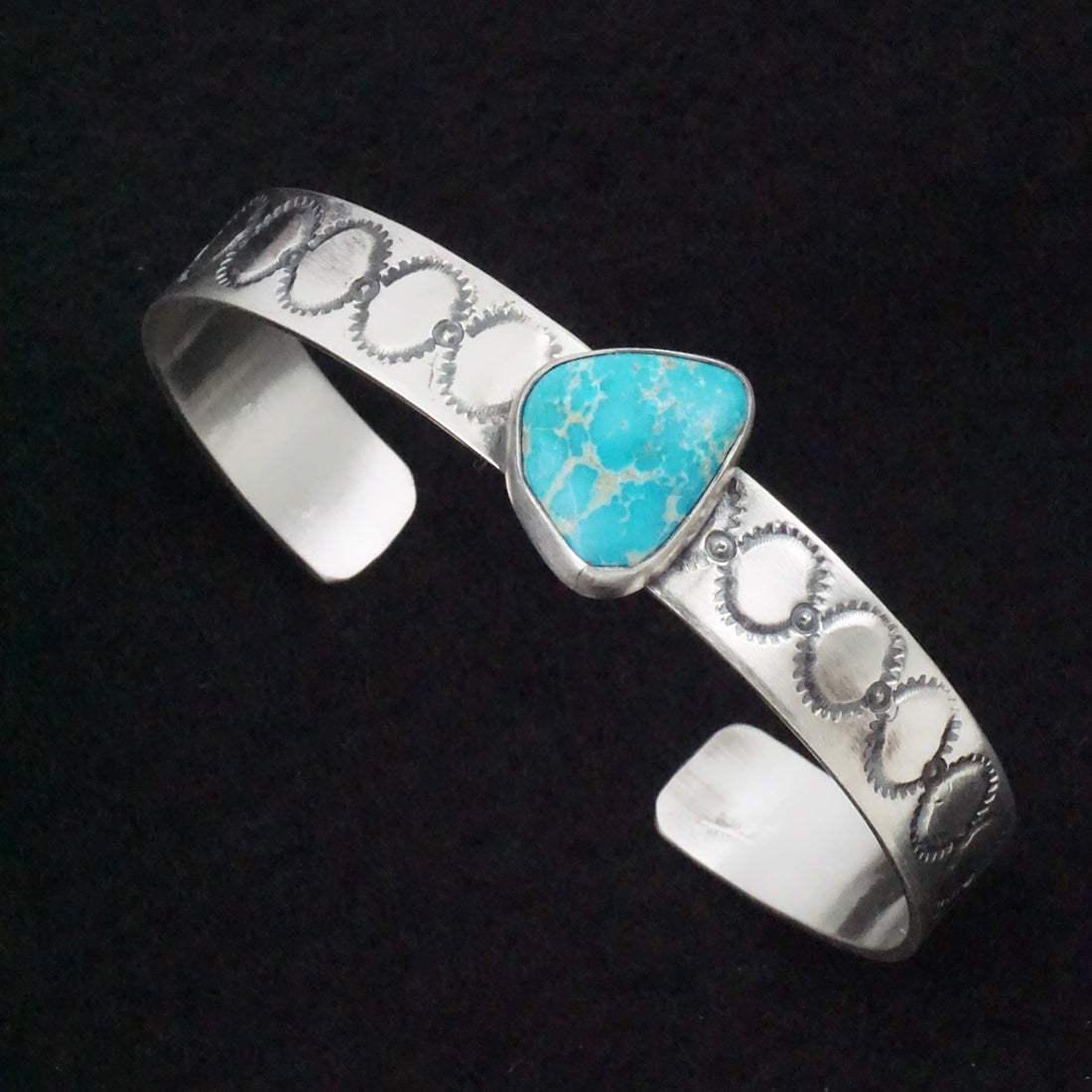 Danny Henio Turquoise & Sterling Silver Bracelet