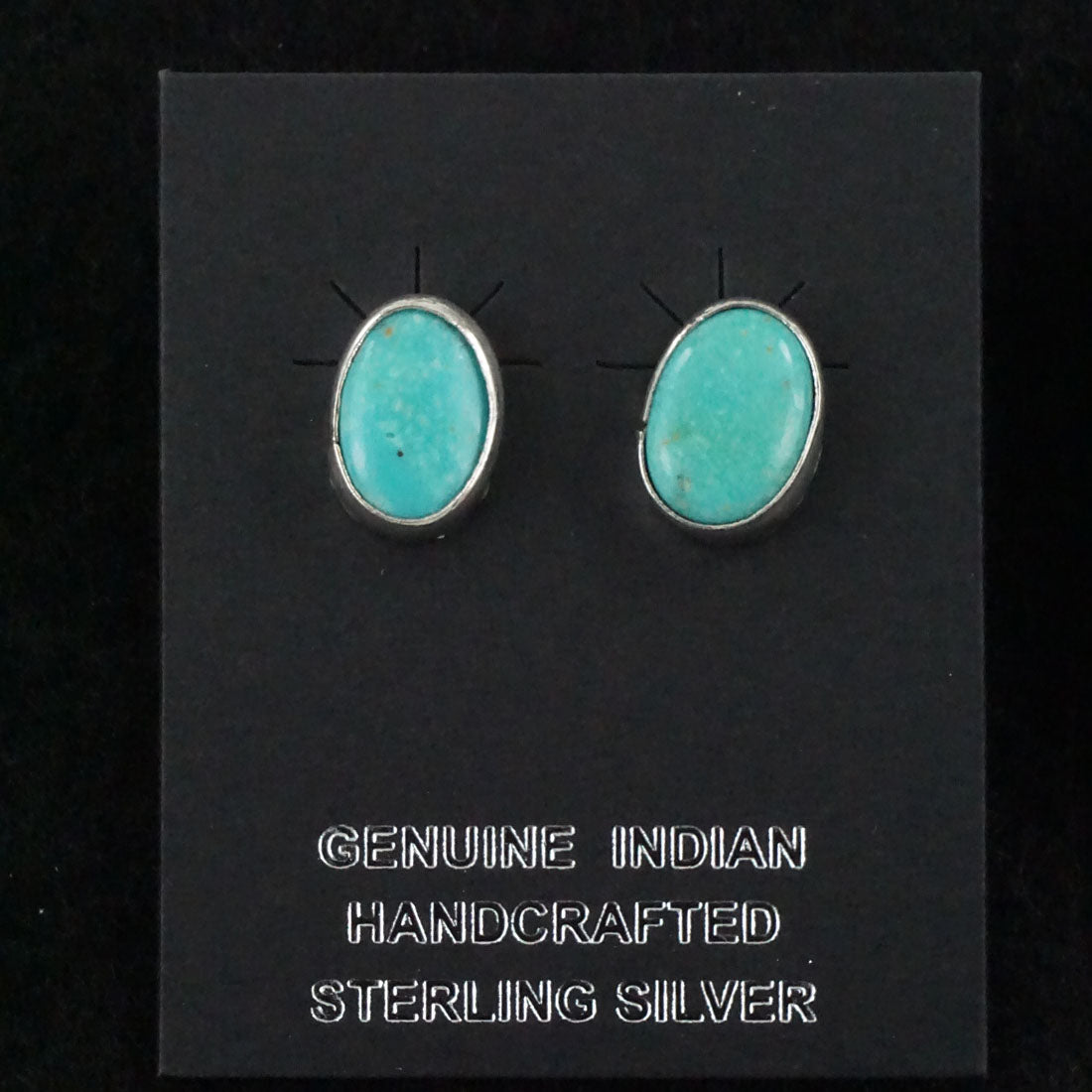 Marco Begaye Turquoise & Sterling Silver Earrings