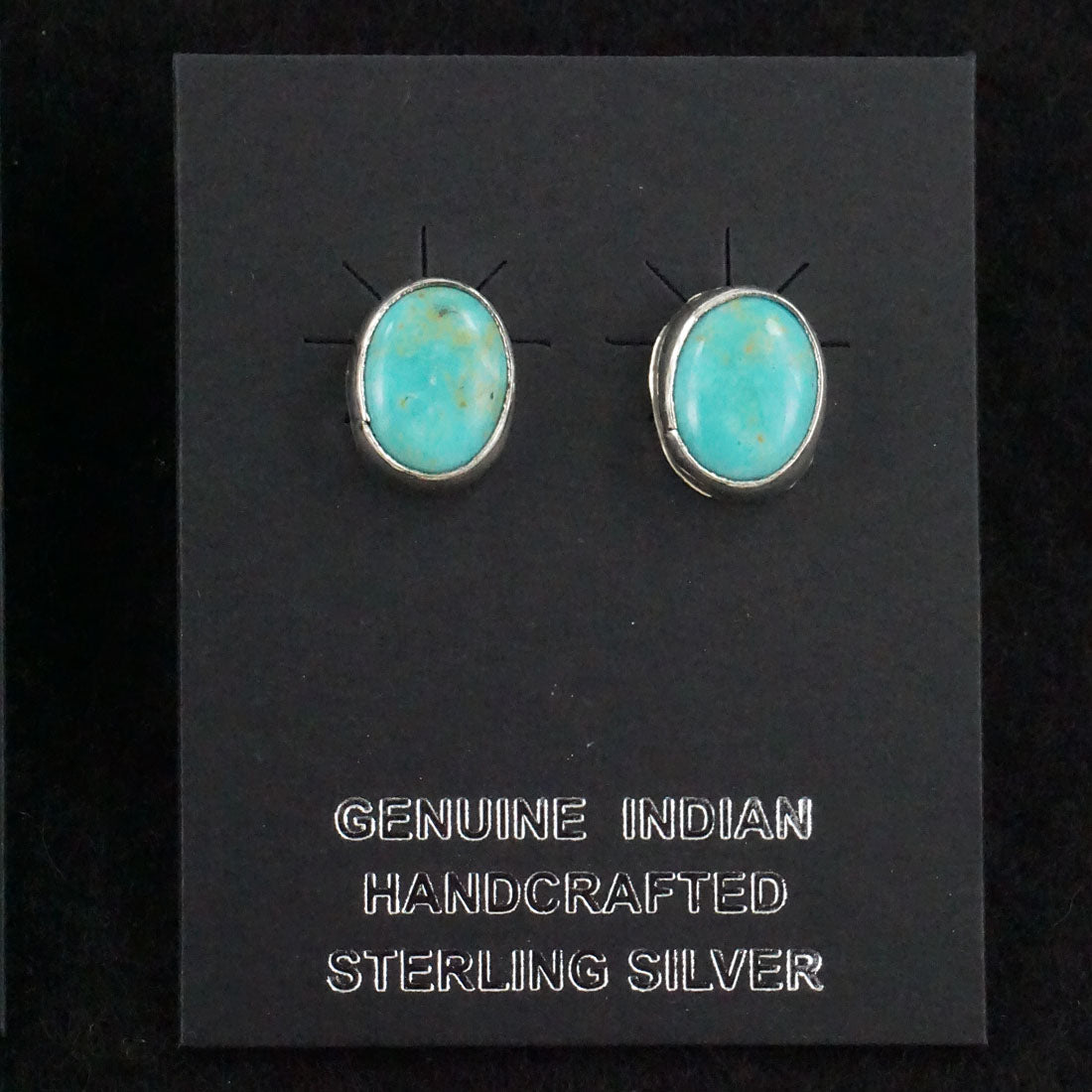 Marco Begaye Turquoise & Sterling Silver Earrings