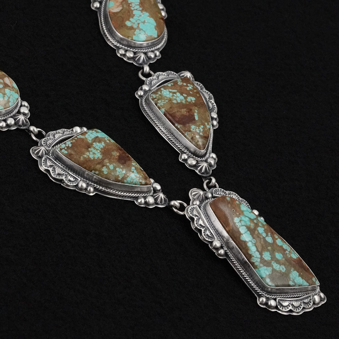 Randy Boyd Turquoise & Sterling Silver Necklace Set