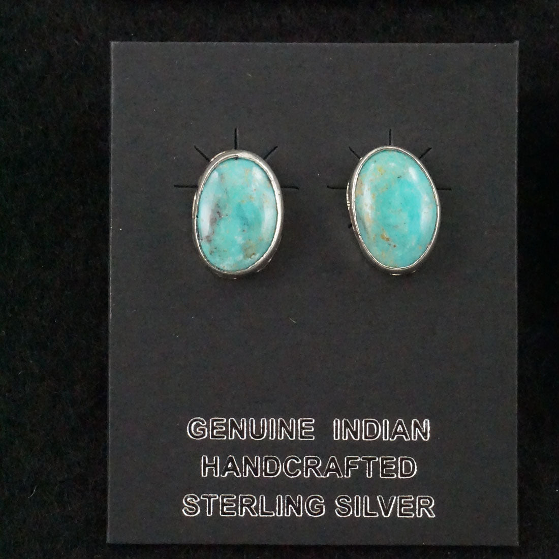 Marco Begaye Turquoise & Sterling Silver Earrings