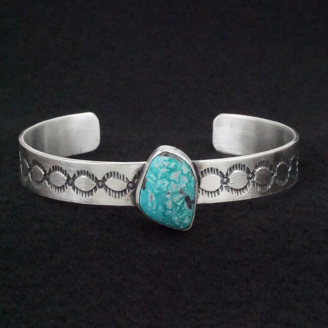 Danny Henio Turquoise & Sterling Silver Bracelet