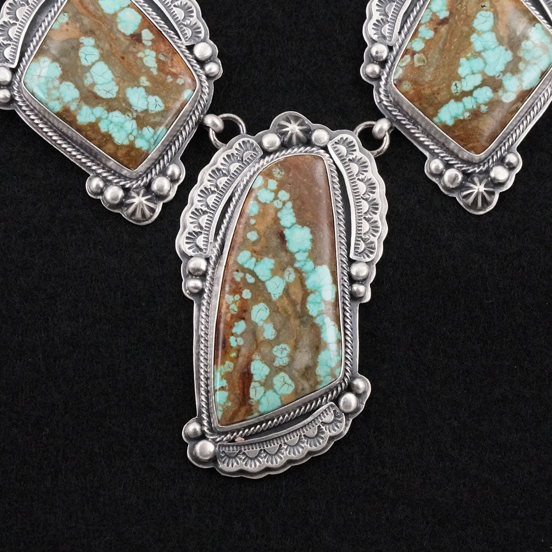 Randy Boyd Turquoise & Sterling Silver Necklace Set