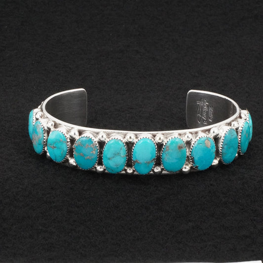 Anthony Brown Turquoise & Sterling Silver Bracelet