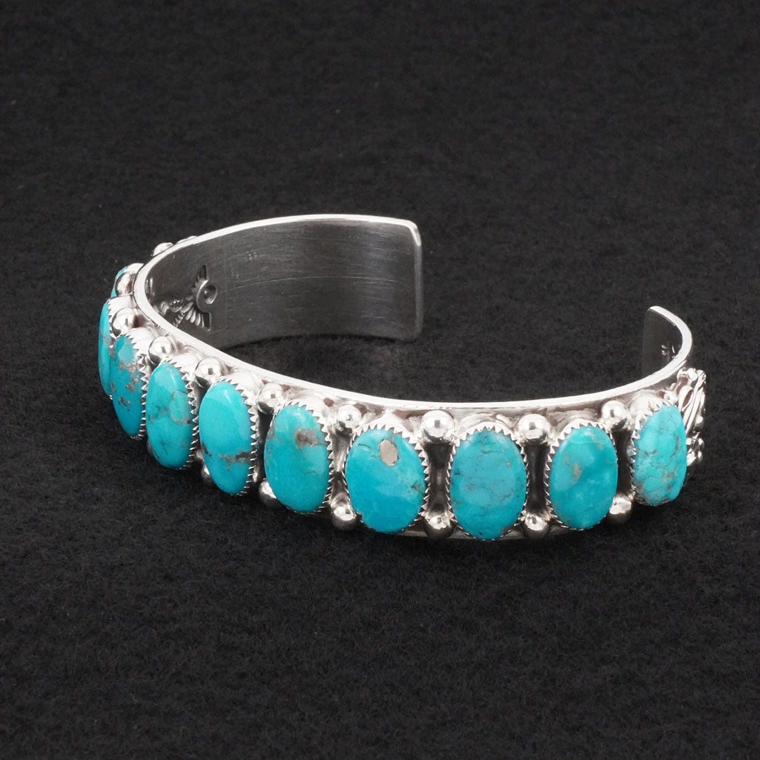 Anthony Brown Turquoise & Sterling Silver Bracelet