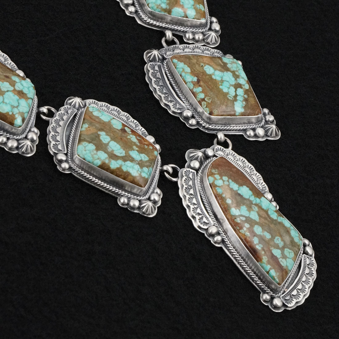 Randy Boyd Turquoise & Sterling Silver Necklace Set