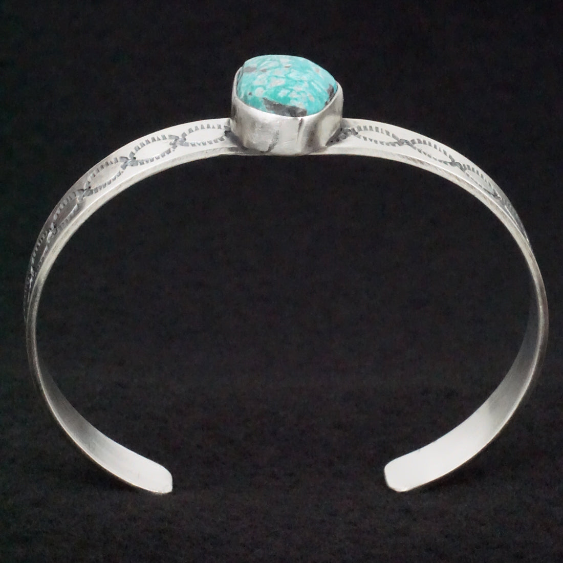 Danny Henio Turquoise & Sterling Silver Bracelet