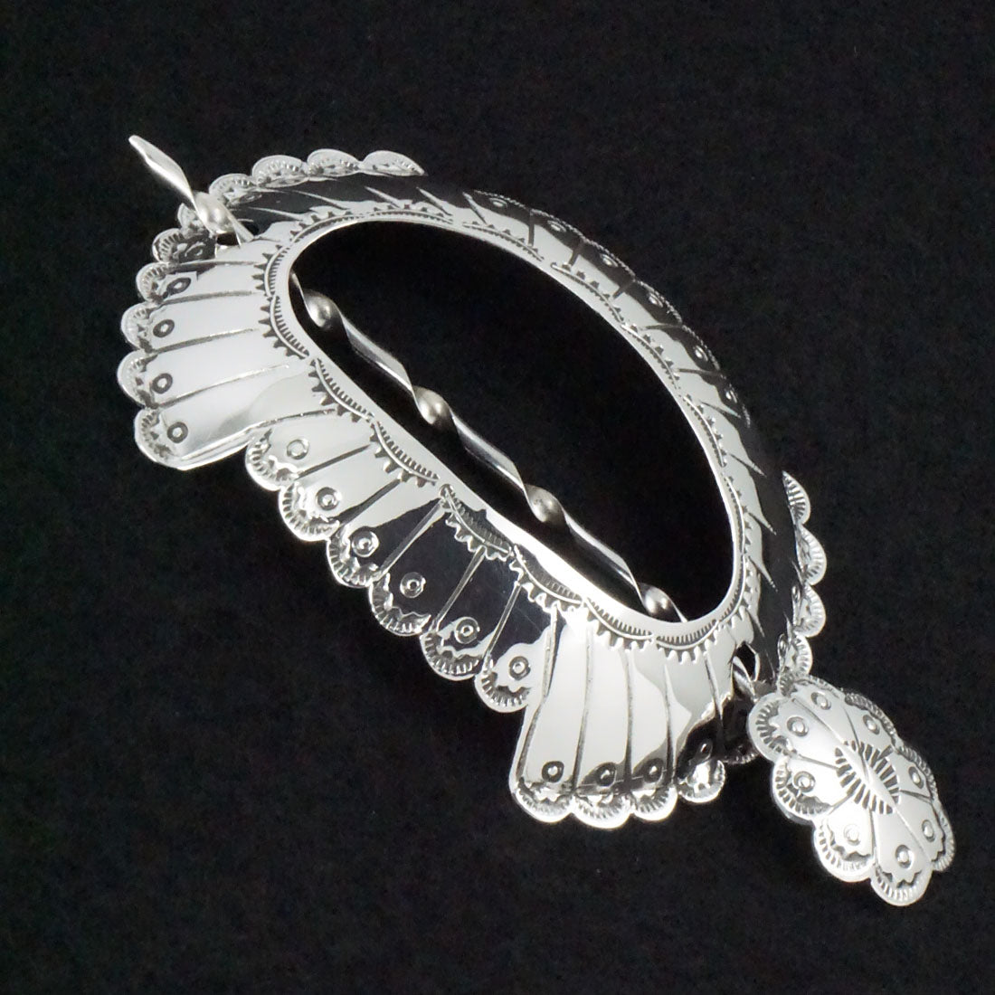 Jolene Begay Sterling Silver Hair Pin