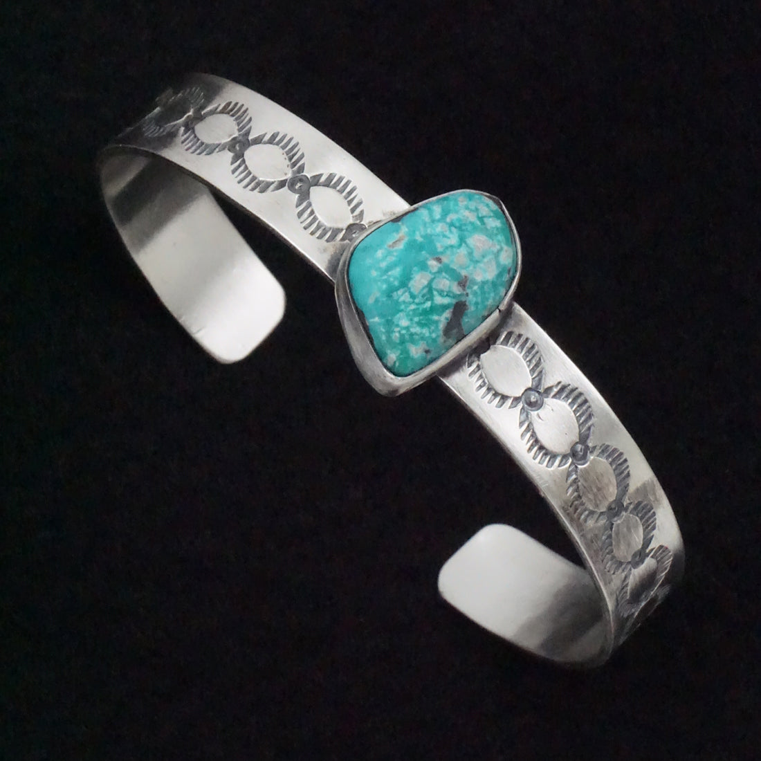 Danny Henio Turquoise & Sterling Silver Bracelet