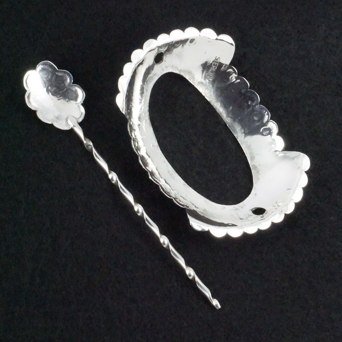 Jolene Begay Sterling Silver Hair Pin