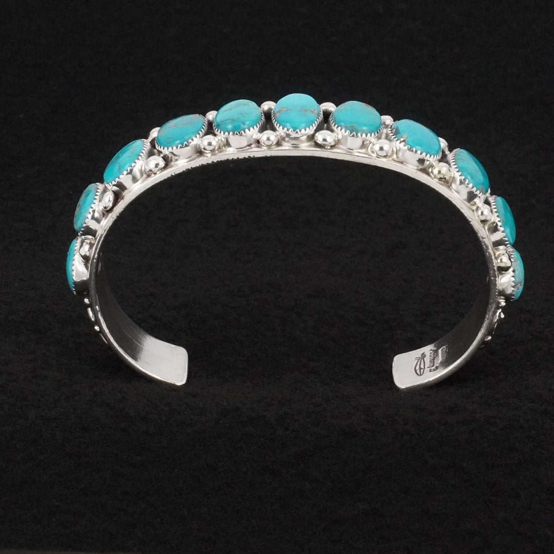 Anthony Brown Turquoise & Sterling Silver Bracelet