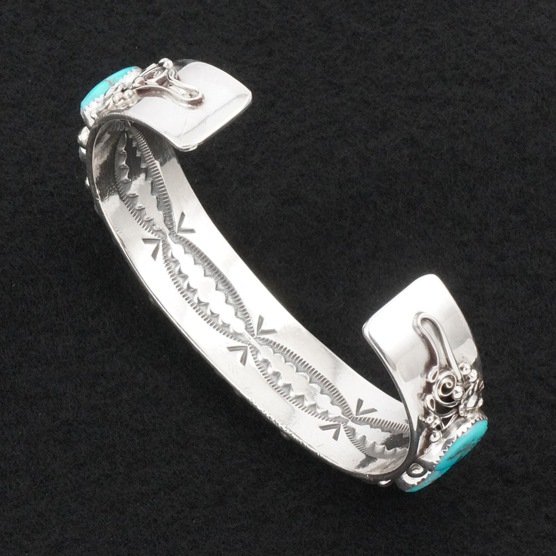 Anthony Brown Turquoise & Sterling Silver Bracelet
