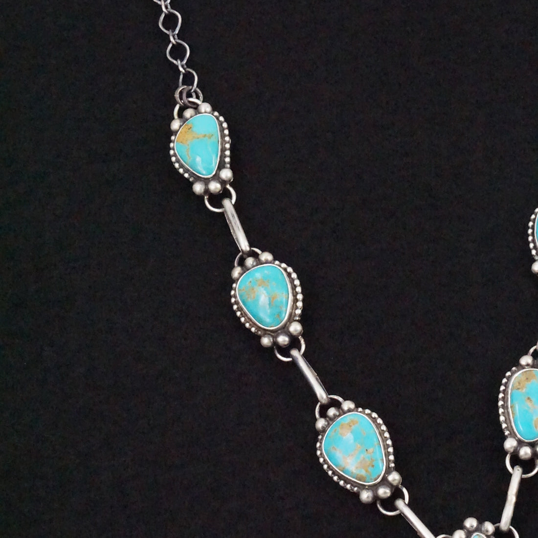 Kathleen Livingston Turquoise & Sterling Silver Necklace & Earrings