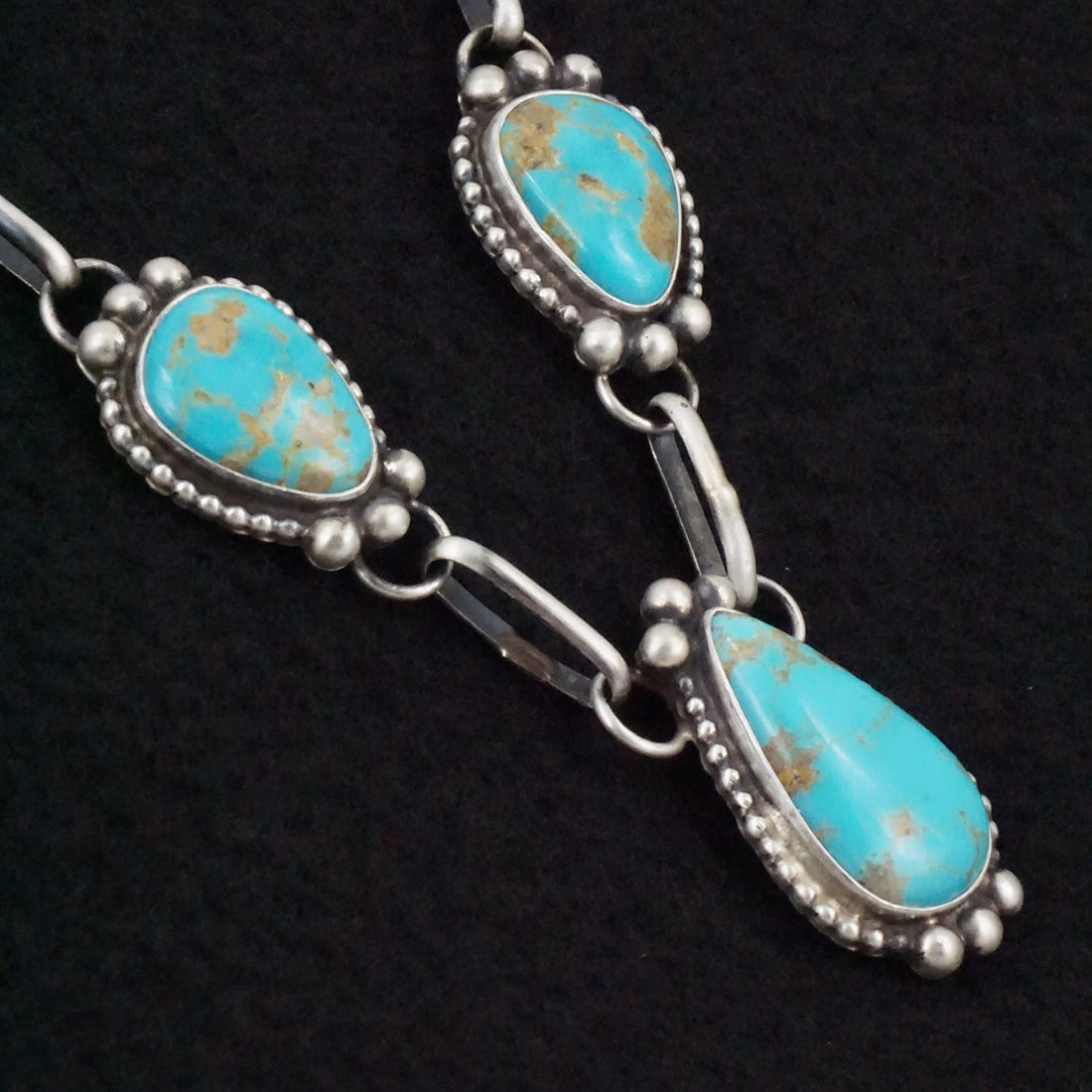 Kathleen Livingston Turquoise & Sterling Silver Necklace & Earrings