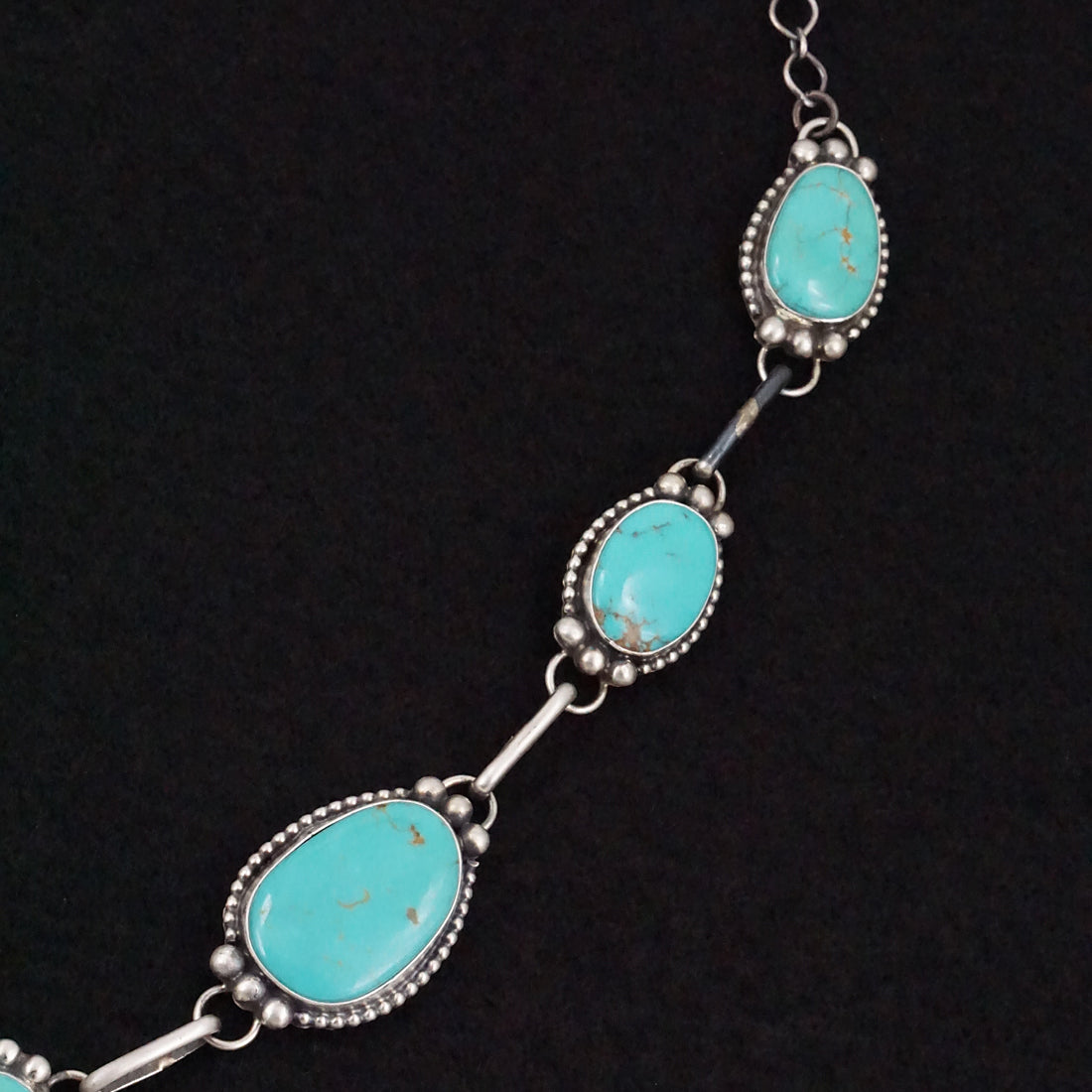 Kathleen Livingston Turquoise & Sterling Silver Necklace & Earrings