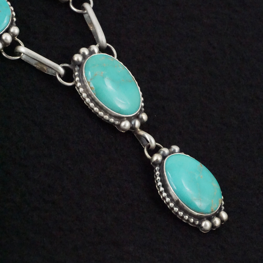 Kathleen Livingston Turquoise & Sterling Silver Necklace & Earrings