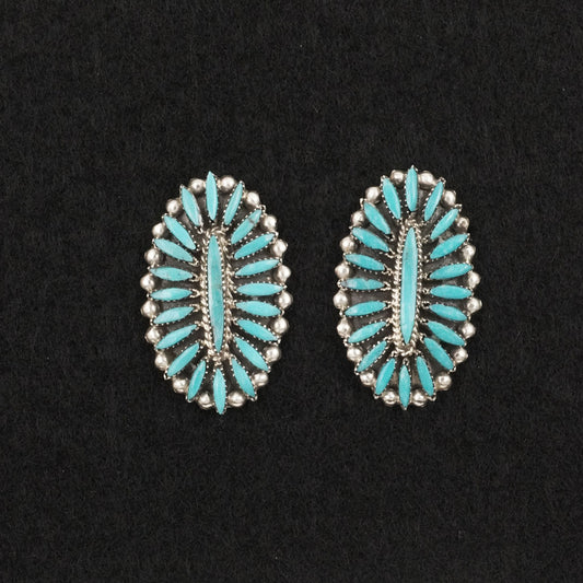 Lorena Peina Turquoise & Sterling Silver Earrings