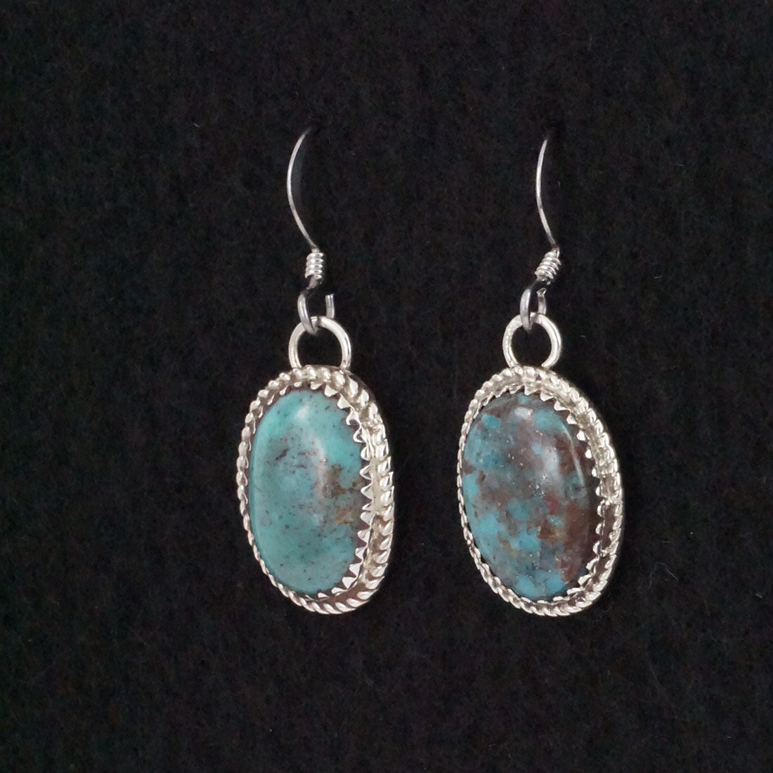 Ernest Hawthorne Turquoise & Sterling Silver Earrings