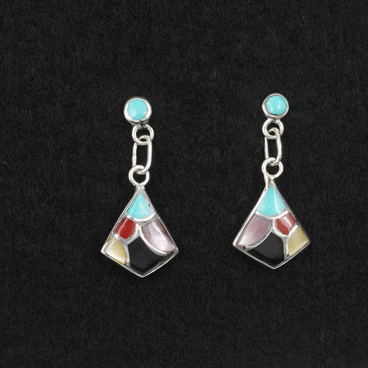 Orena Leekya Multi-Stone & Sterling Silver Earrings