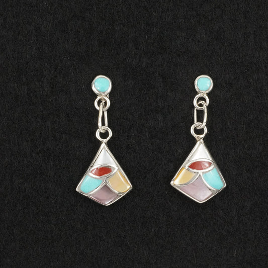Orena Leekya Multi-Stone & Sterling Silver Earrings