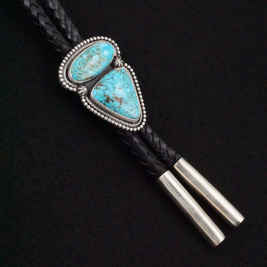 Darrin Livingston Turquoise & Sterling Silver Bolo Tie