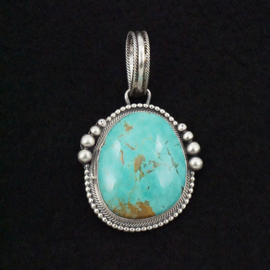 Kathleen Livingston Turquoise & Sterling Silver Pendant