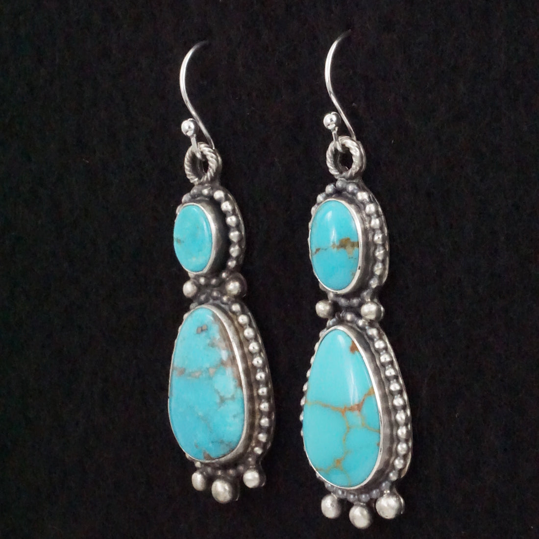 Jimmy Garcia Turquoise & Sterling Silver Earrings