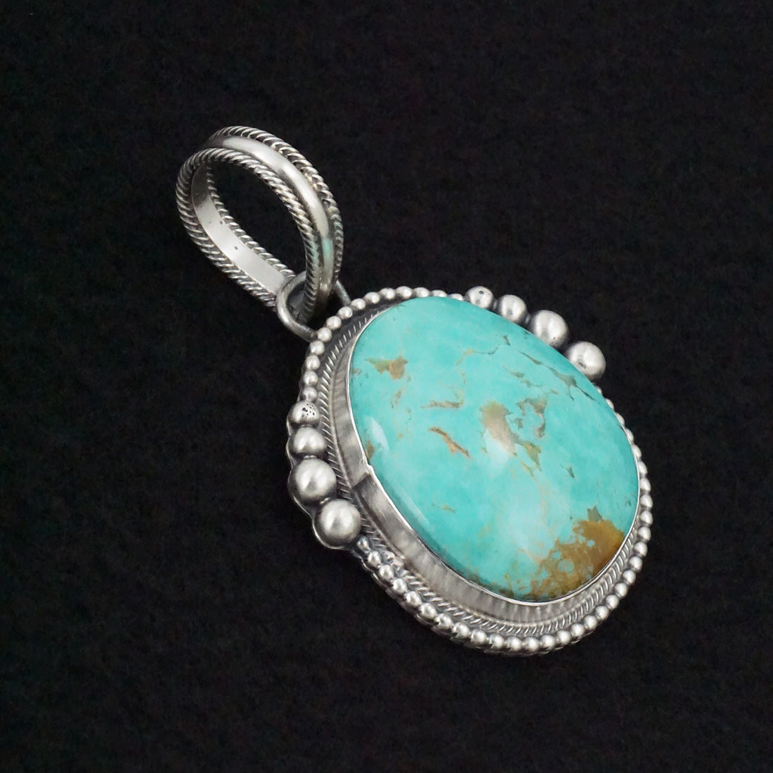 Kathleen Livingston Turquoise & Sterling Silver Pendant