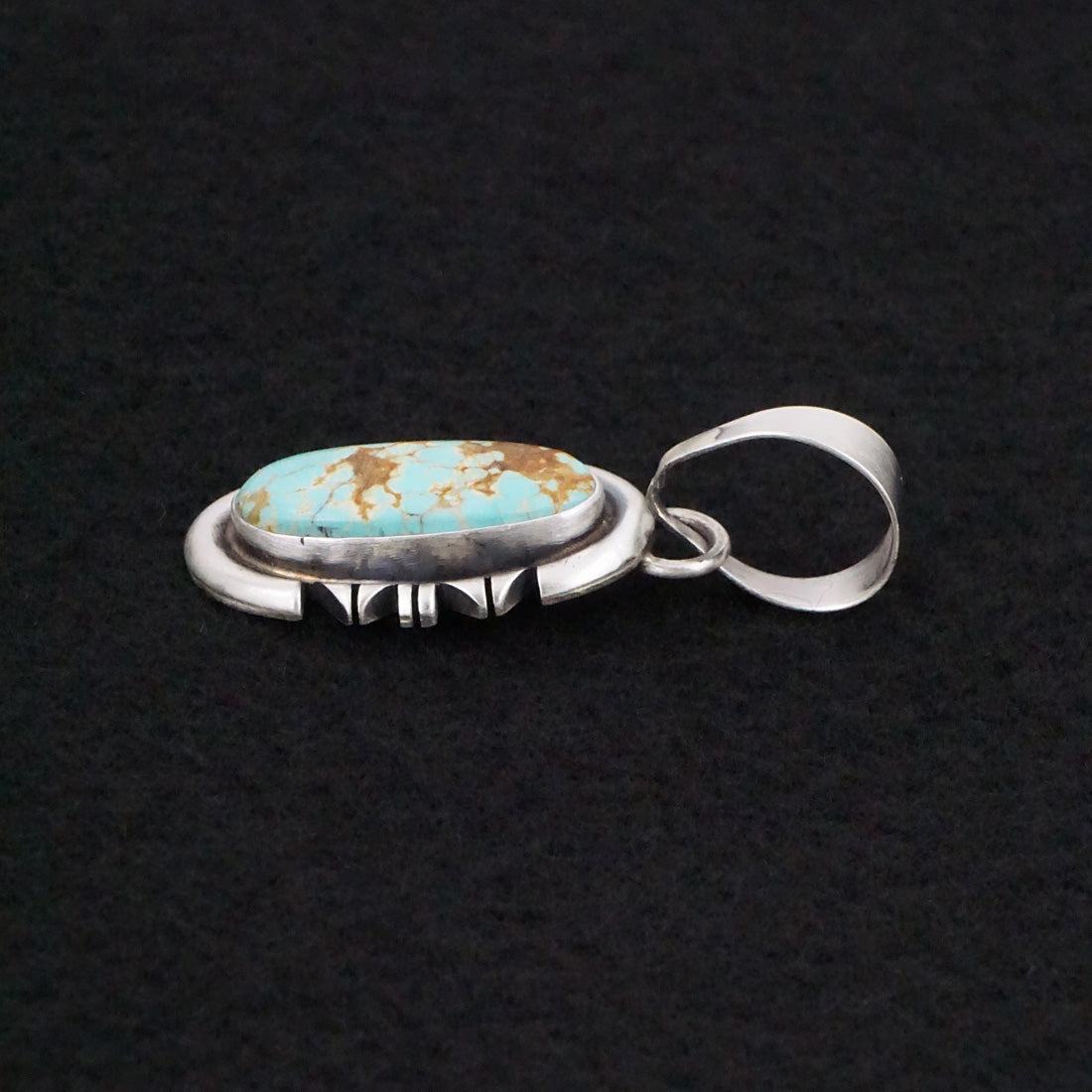 Randy Billy Turquoise & Sterling Silver Pendant