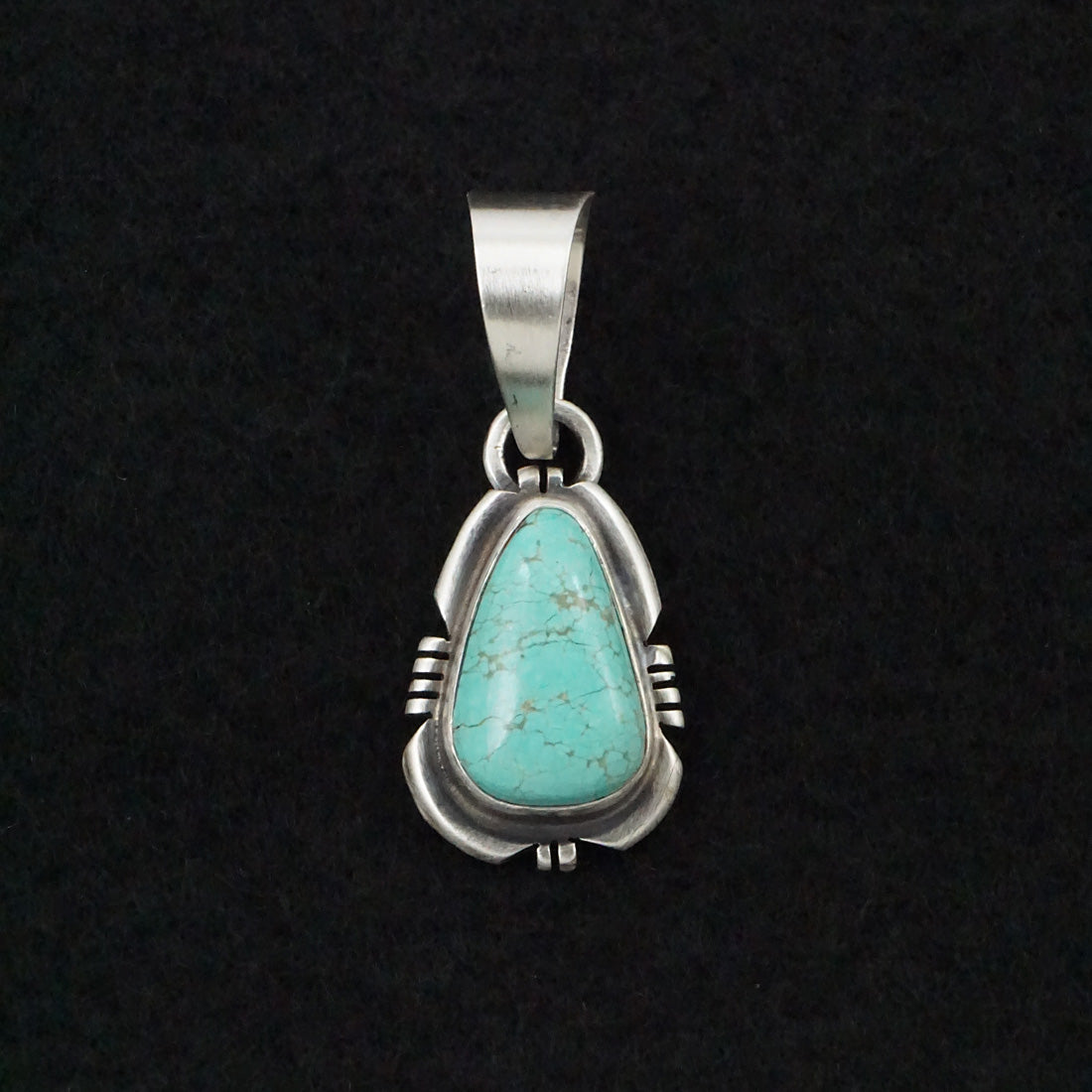 Randy Billy Turquoise & Sterling Silver Pendant