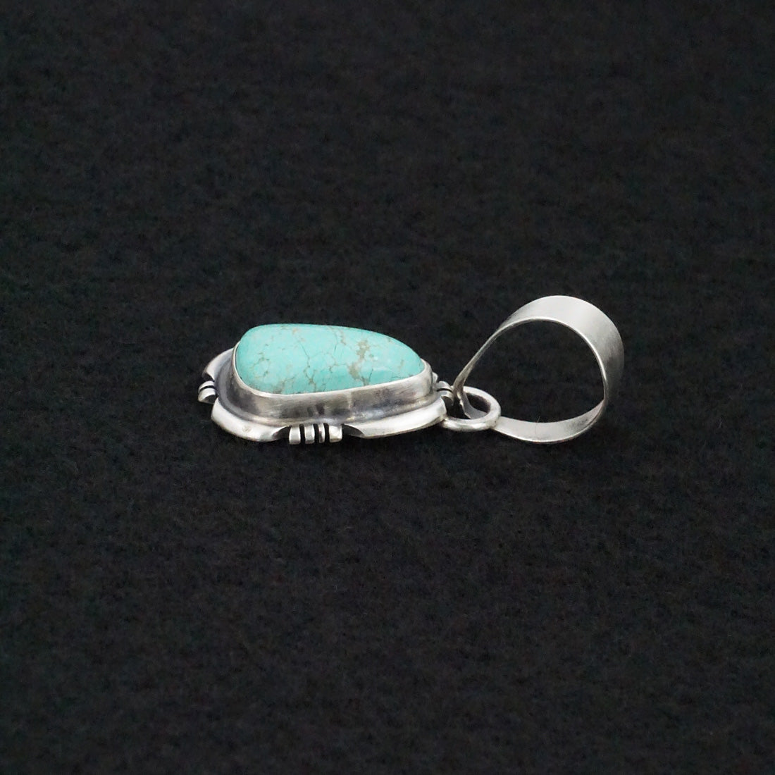 Randy Billy Turquoise & Sterling Silver Pendant